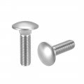 Uxcell Carriage Bolts Neck Bolt Round Head Square 304 Stainless Steel M10x25mm 5pcs