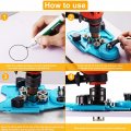 Diamond Drill Bit Kit 16pcs Hole Saw With Double Suction Cups Guide Jig Fixture 6a 50mm Cutter Drilling Tool Set For Tile Wood
