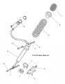 Polaris Rzr Spring 160 6 8 In Cloud Silver Genuine Oem Part 7044112-385 Qty 1