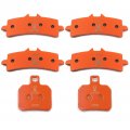 Smt-replacemenet Of Fa447 Fa266 Brake Pads Compatible With Kawasaki Ninja 1000 H2 H2r 2015-2017 Front Rear Carbon Fiber