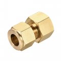 Uxcell Compression Tube Fitting G1 2 Female Thread X 12mm Od Straight Coupling Adapter Brass