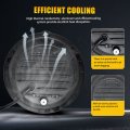 Shkalacar 7inch Led Headlight H4 140w Angel Eyes Rounds 4 Modes 14000lm 6000k White 3000k Amber Car Motorcycle Headlight Auto