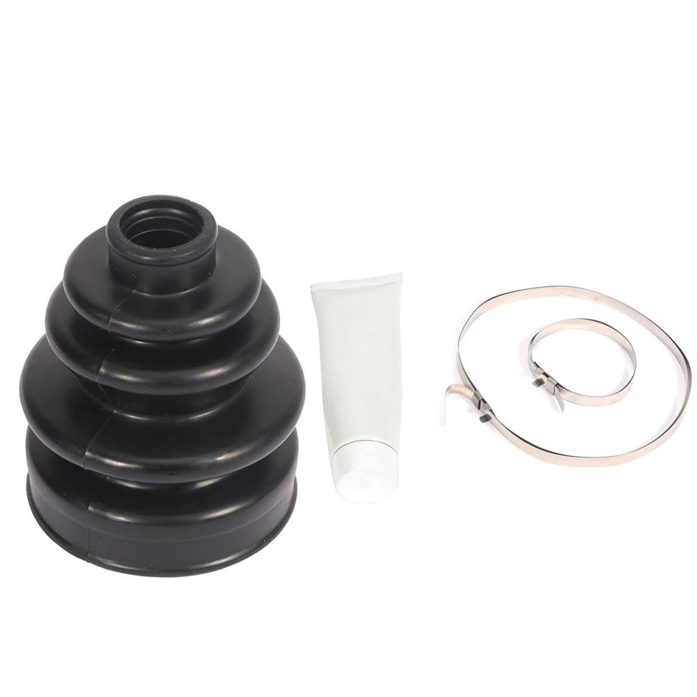 Pair Outer Inner Cv Joint Boot Kit For Honda Rancher 350 2 Sets With Stainless Steel Clips And Grease