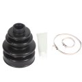 Pair Outer Inner Cv Joint Boot Kit For Honda Rancher 350 2 Sets With Stainless Steel Clips And Grease 
