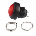 Larcele Push Button Switch Mini Momentary Waterproof 12mm 10pcs Ankg-01 Mix Colors