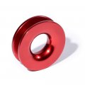 3x Synthetic Soft Red Shackle 1 2 X 22 Inch Rugged Off Road Shackles 38 000 Lbs With Protective Sleeve Winch Snatch Recovery
