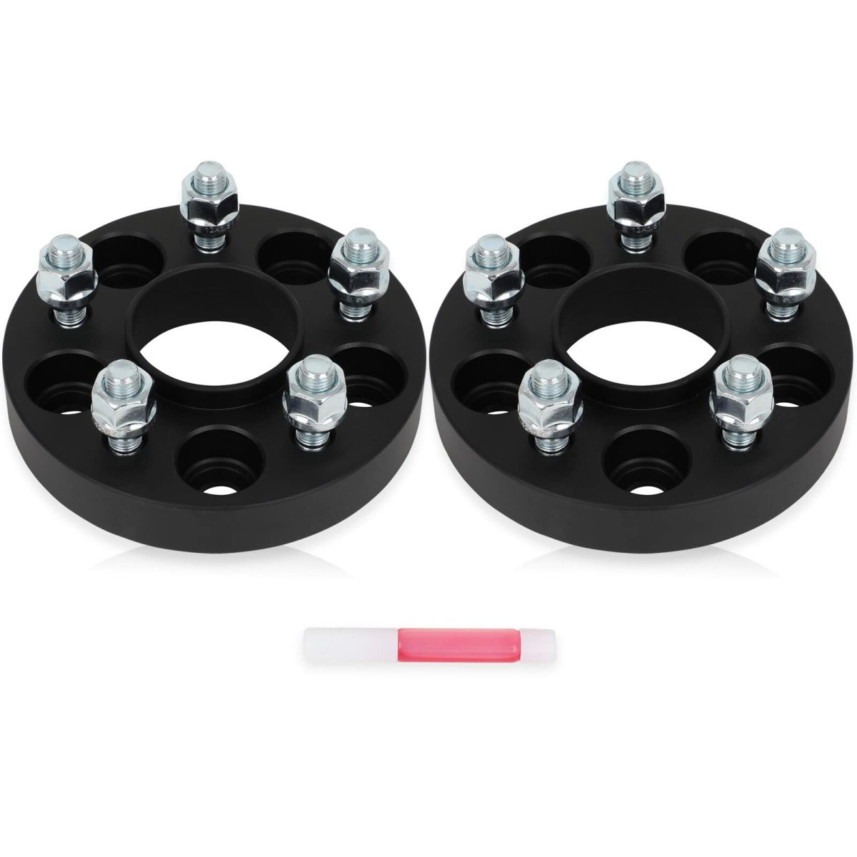 5x108 Wheel Spacers 1 In Bore 63 4mm For Ford Bronco Sport Fusion Escape Focus And Jaguar Xe Thread 12x1 5 Silver Forged
