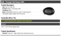 Marketplace Auto Parts Right Passenger Side Bumper Fog Light Cover Black Textured Compatible With 2017-2019 Nissan Rogue Sport