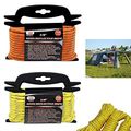 1 4 Neon Reflective Guyline Camping Tent Tarp Rope 50 Line Cord Paracord Guide