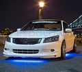 Ledglow 4pc Blue Slimline Led Underbody Underglow Car Light Kit Water Resistant Wide Angle Smd Leds