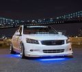 Ledglow 4pc Blue Slimline Led Underbody Underglow Car Light Kit Water Resistant Wide Angle Smd Leds
