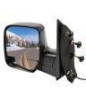 Left Side View Mirror For 2003 2013 Ford E 150 250 And 2004 350 450 Super Duty Driver Black Textured Heated Power Adjustment 