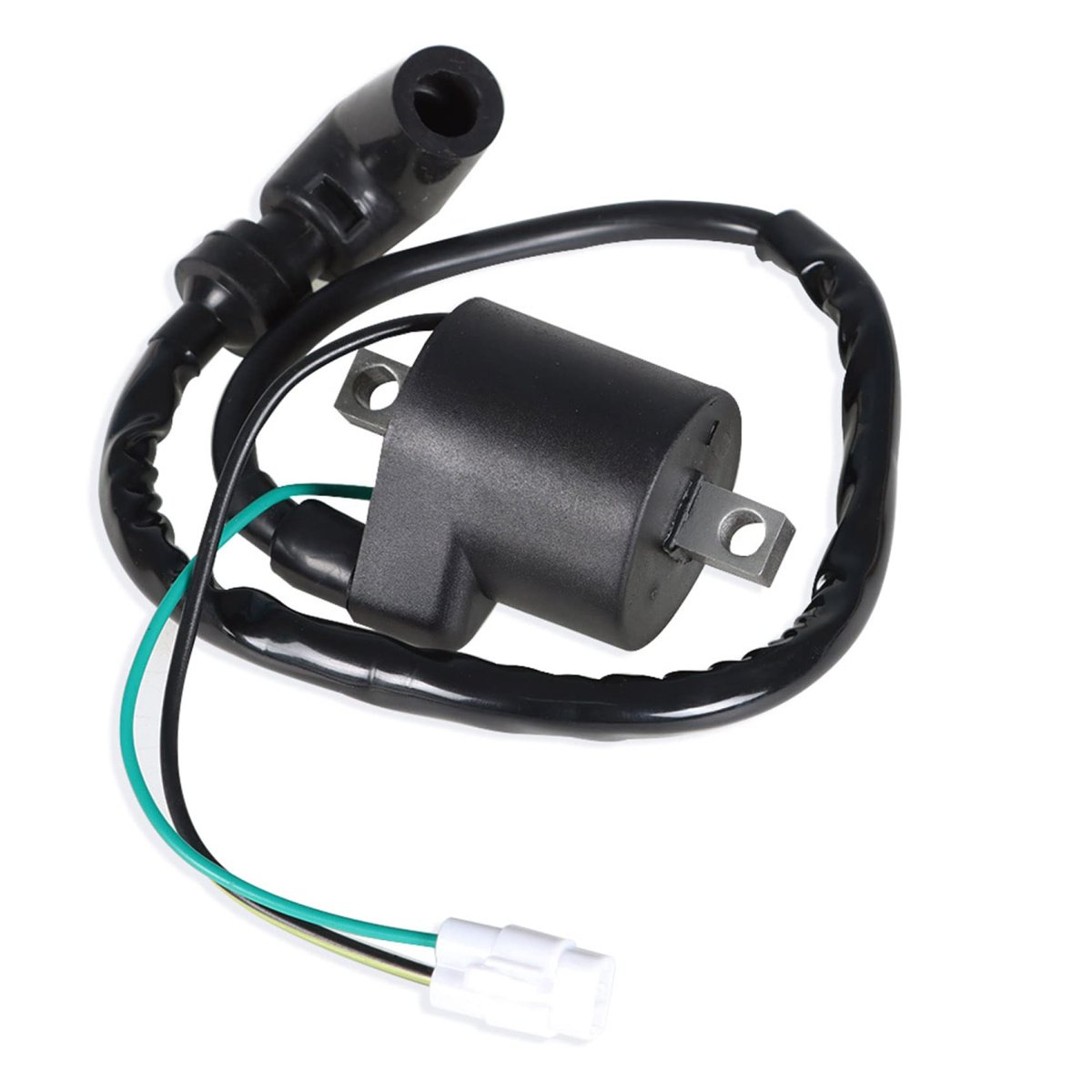 Black Ignition Coil Replacement For Rm250 1997 To 2008 Part Number 33410-36e00 33410-37f00 Bolt On Design With Housing