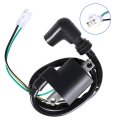 Black Ignition Coil Replacement For Rm250 1997 To 2008 Part Number 33410-36e00 33410-37f00 Bolt On Design With Housing