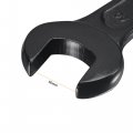 Uxcell 50mm Open End Striking Wrench High Tensile Steel Single Head Spanner Hand Tool