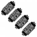Caltric 4x Front And Rear Brake Cylinder Compatible With Kawasaki Mule Sx Kaf400 2019 2020 2021