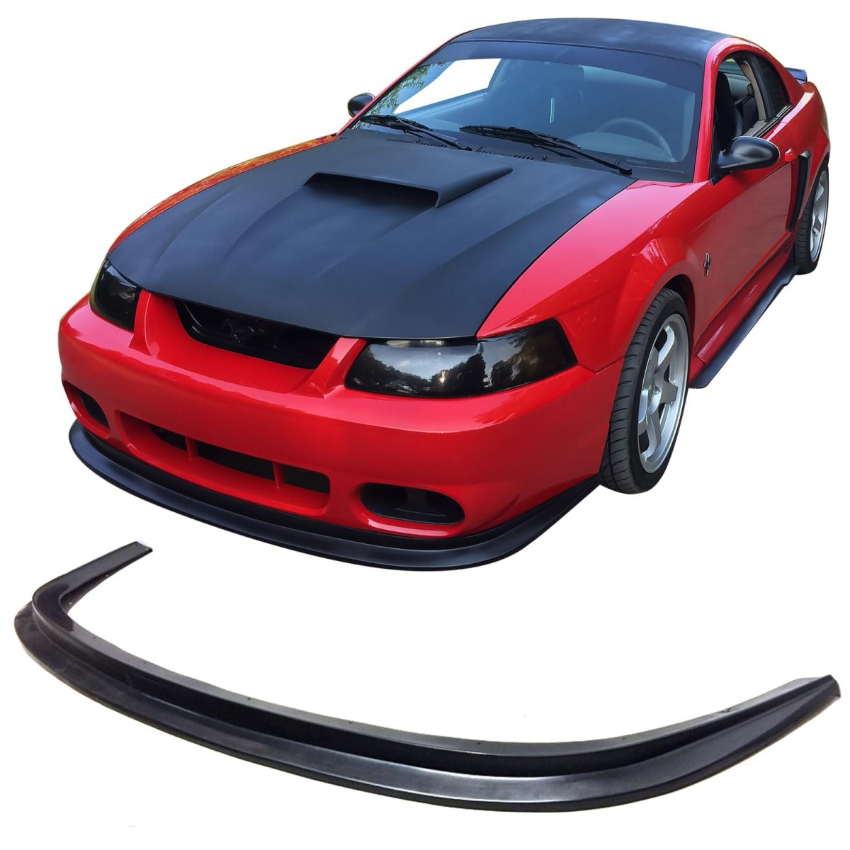 Front Bumper Lip For 1994 1998 Ford Mustang Mda Cobra Style Polyurethane Air Dam Chin Spoiler Protector Splitter Unpainted