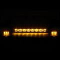 Auto Dynasty For 02-07 Silverado Sierra Gmt800 Led Cab Roof Top Center Running Light Pair Side Lamps Smoked Yellow 
