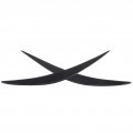 Headlight Eyebrow Pair Eyelid Headlamp Strip Trim Carbon Fiber Cover Fit For Infiniti Q50 2014a 2019