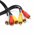 Uxcell 1 5m 3rca To Male Composite Audio Video Av Extention Cord Cable