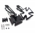 Httmt Mt252-009 Ttt004- Black Custom Led Turn Siganl Integrated Mirror Compatible With Kawasak Suzuk Yamah