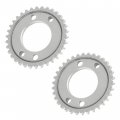 Caltric 2 Camshaft Chain Timing Sprocket Compatible With Kawasaki Prairie 700 Kv Kvf 700 4x4 2004-2006