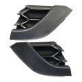 Front Bumper Tow Hook Covers For Toyota Rav4 2016 2017 2018 Pair Driver And Passenger Side Se Models Textured Black Access Hole 