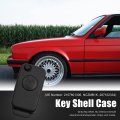 Uxcell Flip Folding Uncut Key Remote Control Fob Case Shell Replacement 267102334 For Mercedes-benz 1 Button Black