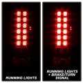 Acanii For 1985-2005 Chevy Astro Van Gmc Safari Black Led Tail Lights Brake Lamps Replacement Driver Passenger Side