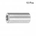 Uxcell 10pcs Aluminum Spacer 5mm Bore 10mm Od 30mm Length Screw Standoff Bushing Plain Finish Round For M5 Screws Bolts And