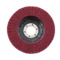 4 5 In Flap Disc 320 And 600 Grit For Sanding Buffing 10 Pcs Nylon Fiber Scour Discs With 7 8 Arbor Hole Metal Wood Polishing 