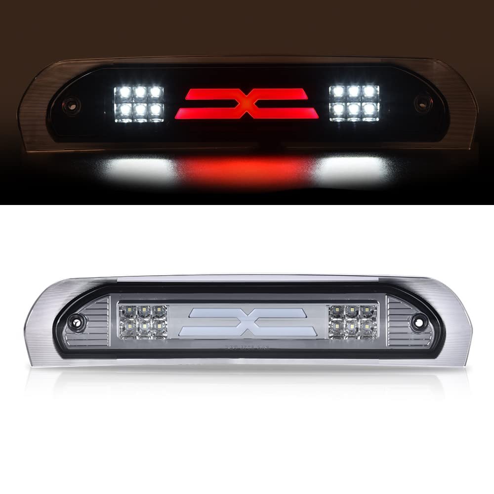 3rd Led Brake Type X Cargo Lamp For Dodge Ram 1500 2002 2008 2500 3500 2003 2009 Smoke Lens Clear Housing Waterproof High Mount
