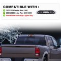 3rd Led Brake Type X Cargo Lamp For Dodge Ram 1500 2002 2008 2500 3500 2003 2009 Smoke Lens Clear Housing Waterproof High Mount