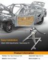 A-premium Electric Power Window Regulator With Motor Compatible Toyota Camry 1997-2001 Sedan Rear Right Passenger Side