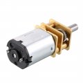 Uxcell Long Axis N20 Gear Notor Miniature Dc Motor 3v 16rpm Round Shaft Low Speed High Torque 3mm X 100mm