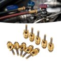 Car Air Conditioning Valve Core 20 Pcs Aluminum Alloy Copper Automotive Ac High Pressure Cores