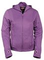 Nexgen Womens Doulon 1300 Nylon Twill Fleece Jacket Black Purple Xx-large