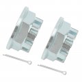 M Mati 2 Pcs Front Axle Nuts With Pins For Honda Rancher 420 Foreman 500 520 2014-up Rubicon 2015-up 90304-hm7-000