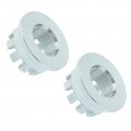M Mati 2 Pcs Front Axle Nuts With Pins For Honda Rancher 420 Foreman 500 520 2014-up Rubicon 2015-up 90304-hm7-000