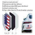 Cuba Cuban Black Flag Chrome Car Emblem Auto Badge Decal Bumper 3d Sticker Shield Shape