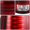 Tail Light Assembly 1pcs Replacement For 2013-2018 Ram 1500 2500 3500 Chrome Housing Red Lens