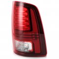 Tail Light Assembly 1pcs Replacement For 2013-2018 Ram 1500 2500 3500 Chrome Housing Red Lens