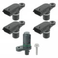 Carbbia 4pcs Camshaft 1pcs Crankshaft Position Sensor Replaces 12615371 12615626 For Gm Vehicles 2010-2020 Chevrolet Camaro 