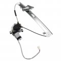 A-premium Power Electric Window Regulator With Motor Compatible Mitsubishi Galant 1999-2003 Sedan Rear Left And Right 2-pc Set