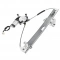 A-premium Power Electric Window Regulator With Motor Compatible Mitsubishi Galant 1999-2003 Sedan Rear Left And Right 2-pc Set