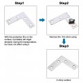 Uxcell Flat Plate L Shape 50mmx50mm Stainless Steel 304 Angle Corner Brace Repair Brackets Pack Of 20