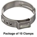 Oetiker 16700024 Stepless Ear Clamp One 7 Mm Band Width Id Range 17 8 Closed 21 Openpack Of 10