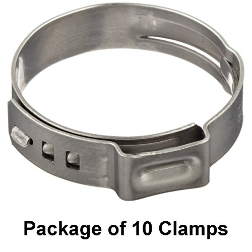 Oetiker 16700024 Stepless Ear Clamp One 7 Mm Band Width Id Range 17 8 Closed 21 Openpack Of 10