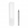 Uxcell Square Nose End Mill 0 3mm Solid Carbide Long Reach Cnc Router Bits 2 Flutes Milling Cutter With Extended Neck 2mm