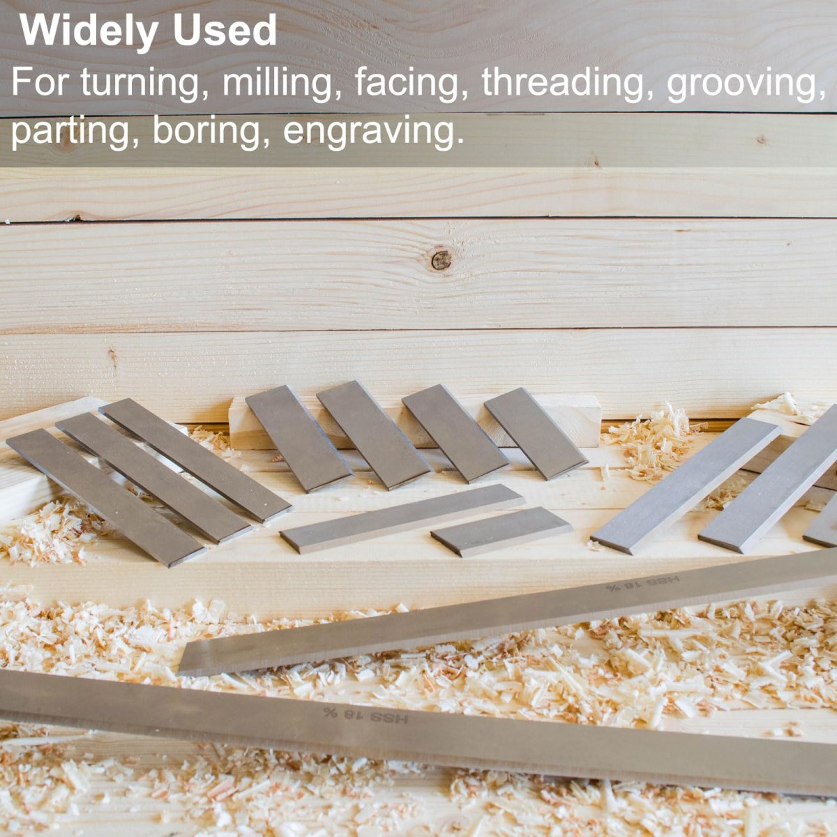 Lathe Tool Bit 3mm X 25mm 300mm Square Turning Blanks Hss High Speed Steel Rectangular Fly Cutter Mill Blank 2pcs